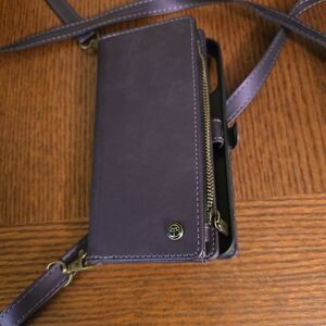 Purple Crossbody Phone Wallet